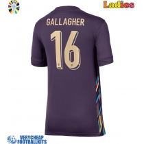 England Conor Gallagher #16 Replica Away Shirt Ladies Euro 2024 Short Sleeve